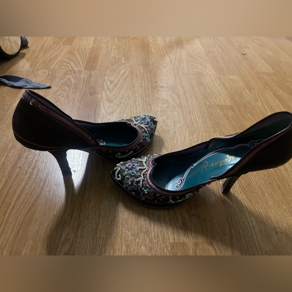 Irregular choice | EUC Women's size 10 stiletto | Embellished, beaded heels - Picture 8 of 10